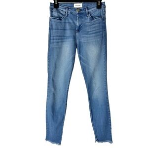 FRAME Denim Le High Skinny Blue Lagoon Jeans